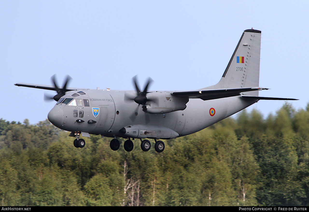 Aircraft Photo of 2706 | Alenia C-27J Spartan | Romania - Air Force | AirHistory.net #498136