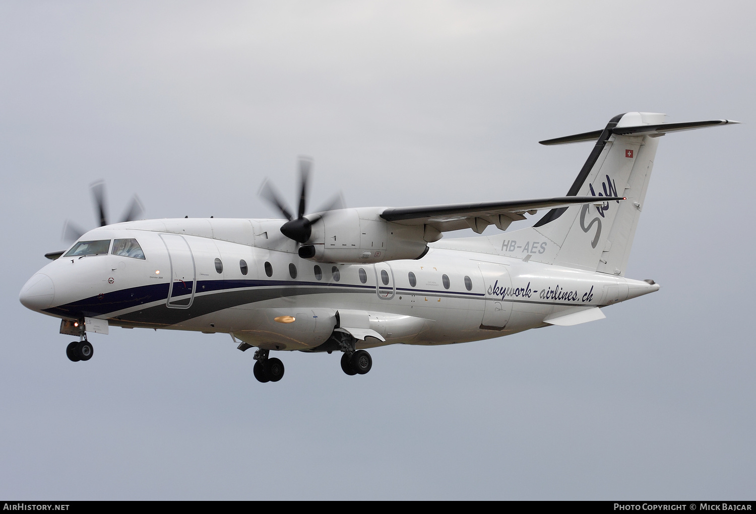 Aircraft Photo of HB-AES | Dornier 328-110 | SkyWork Airlines | AirHistory.net #498146