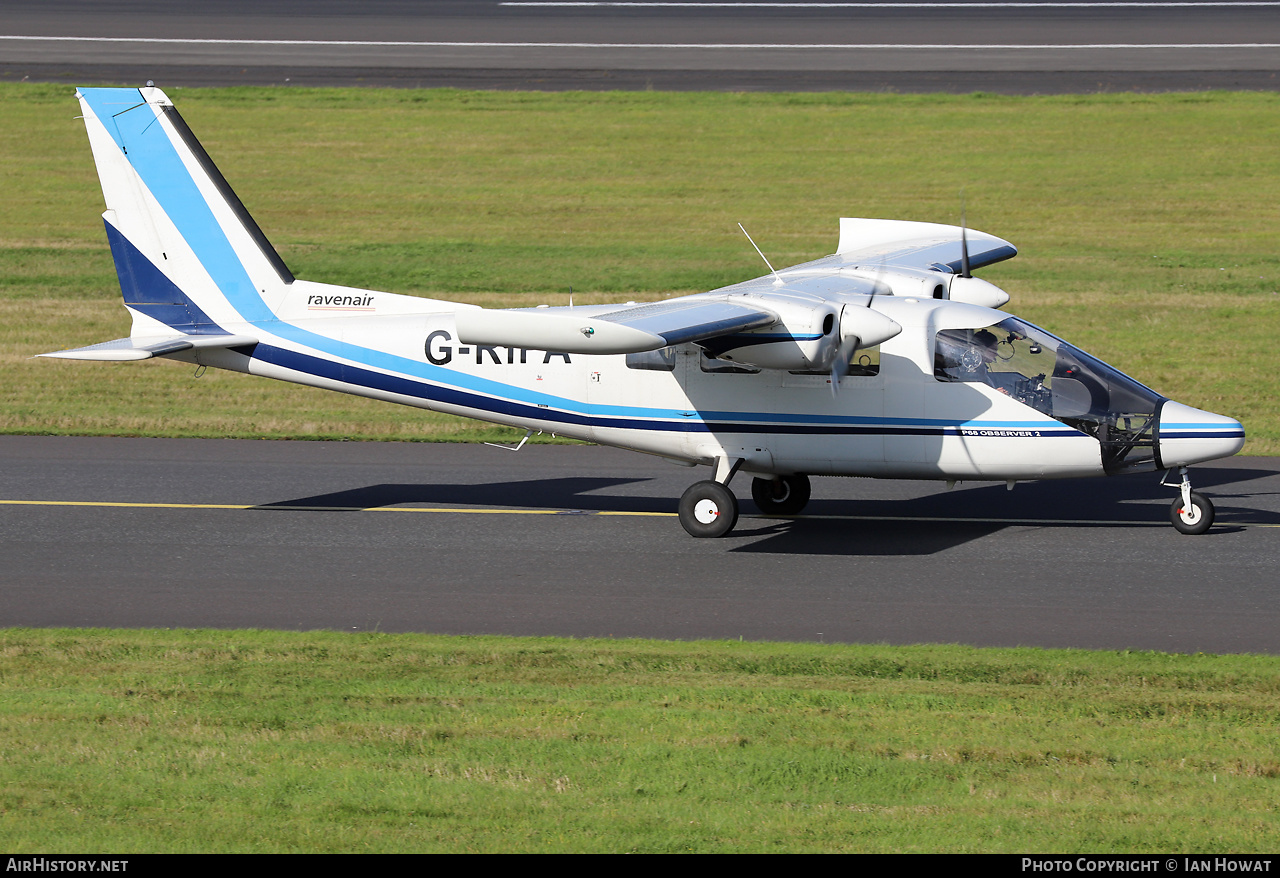 Aircraft Photo of G-RIPA | Vulcanair P-68 Observer 2 | Ravenair | AirHistory.net #498147