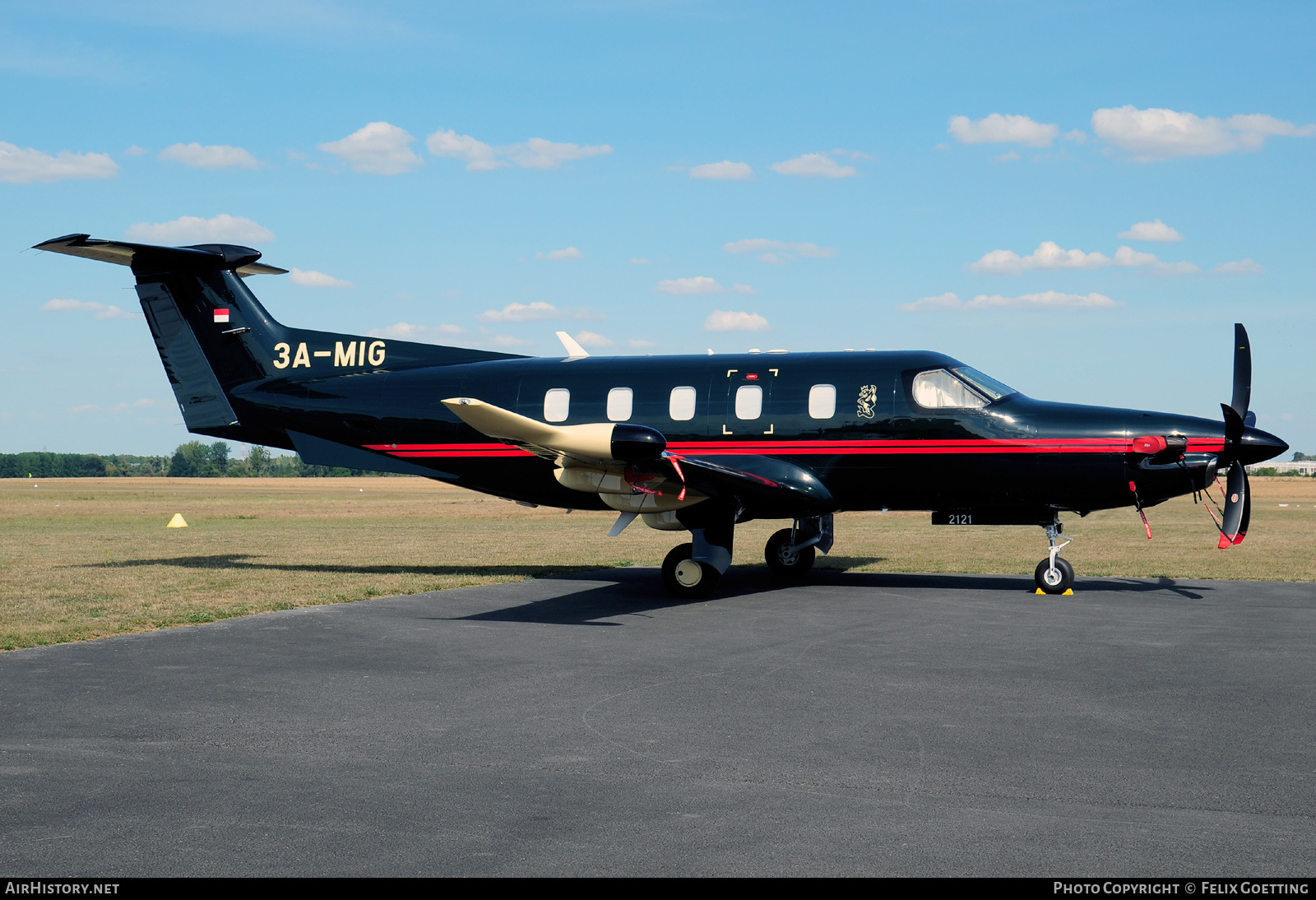 Aircraft Photo of 3A-MIG | Pilatus PC-12NG (PC-12/47E) | AirHistory.net #498171