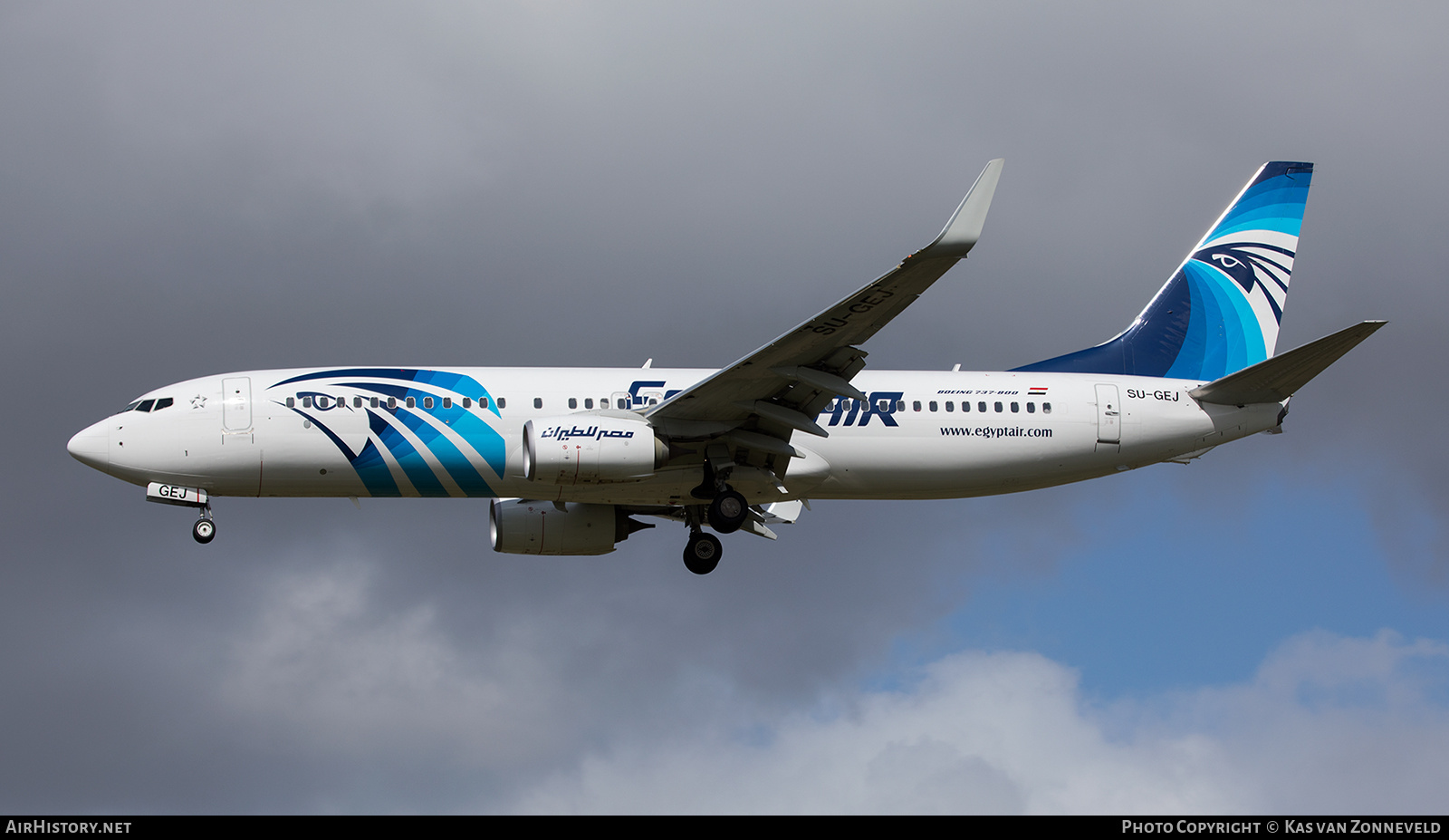 Aircraft Photo of SU-GEJ | Boeing 737-800 | EgyptAir | AirHistory.net #498219