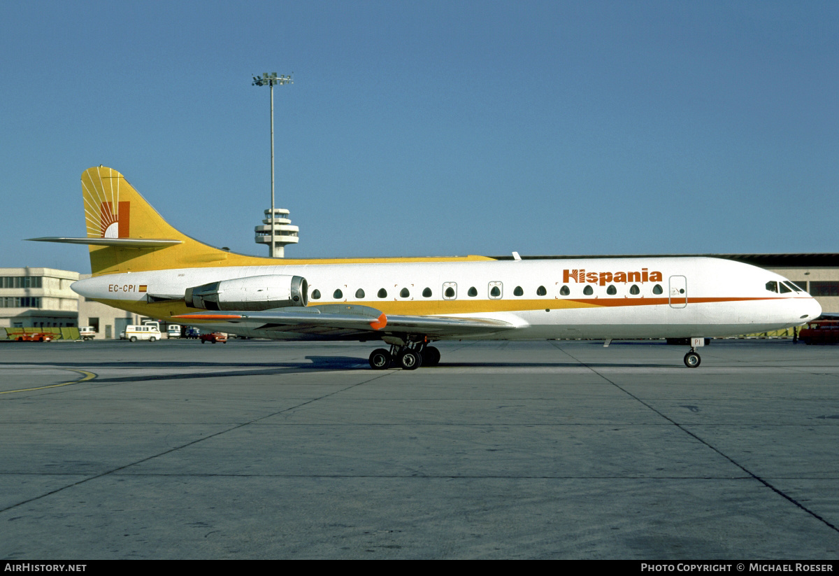 Aircraft Photo of EC-CPI | Sud SE-210 Caravelle 10B1R | Hispania Líneas Aéreas | AirHistory.net #498224