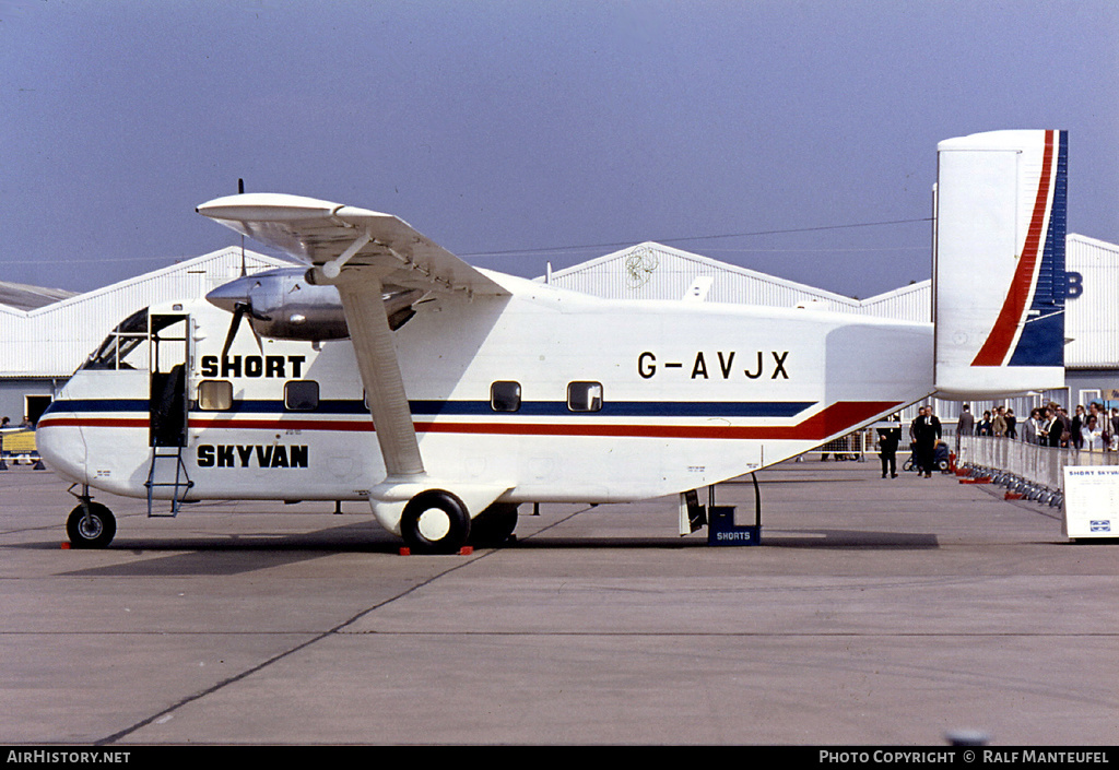 Aircraft Photo of G-AVJX | Short SC.7 Skyvan 3-200 | AirHistory.net #498229