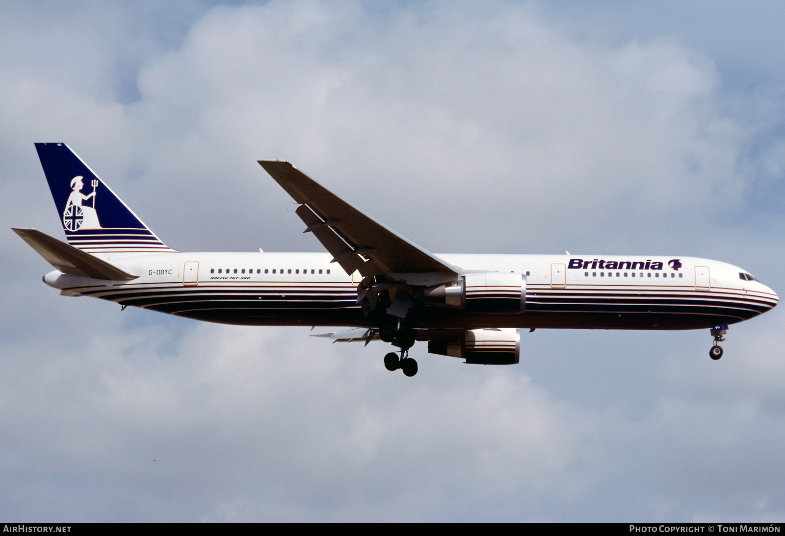 Aircraft Photo of G-OBYC | Boeing 767-304/ER | Britannia Airways | AirHistory.net #498230