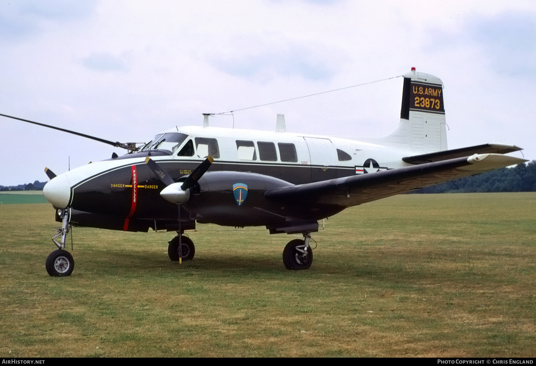 Aircraft Photo of 62-3873 / 23873 | Beech U-8F Seminole (65) | USA - Army | AirHistory.net #498232