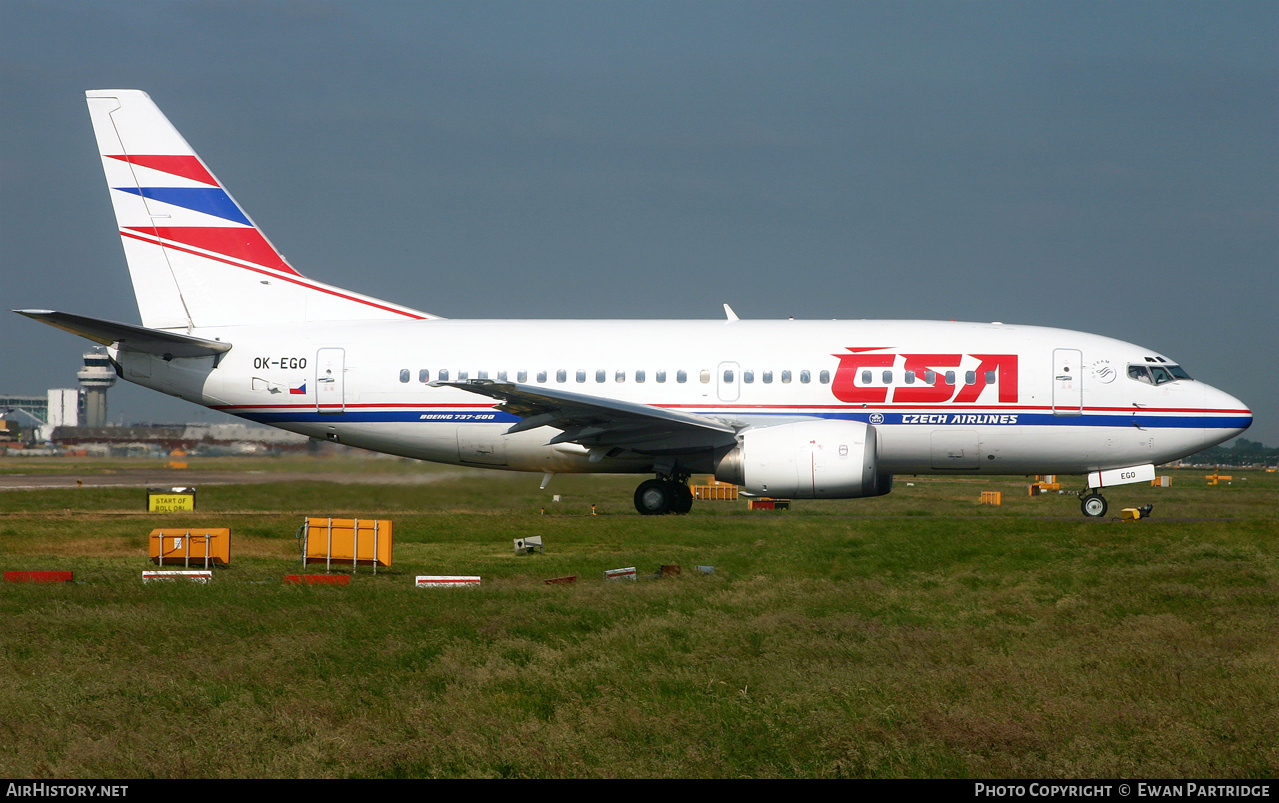 Aircraft Photo of OK-EGO | Boeing 737-55S | ČSA - Czech Airlines | AirHistory.net #498250
