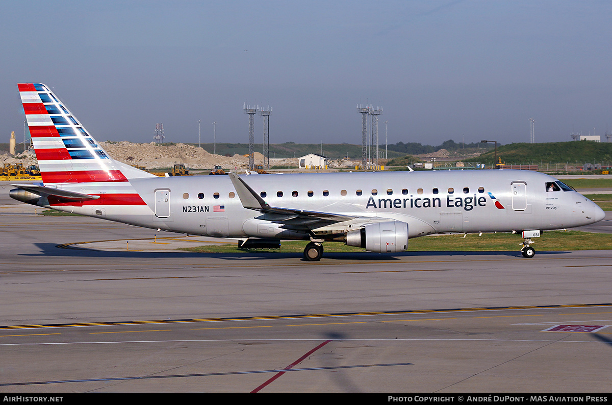Aircraft Photo of N231AN | Embraer 175LR (ERJ-170-200LR) | American Eagle | AirHistory.net #498260
