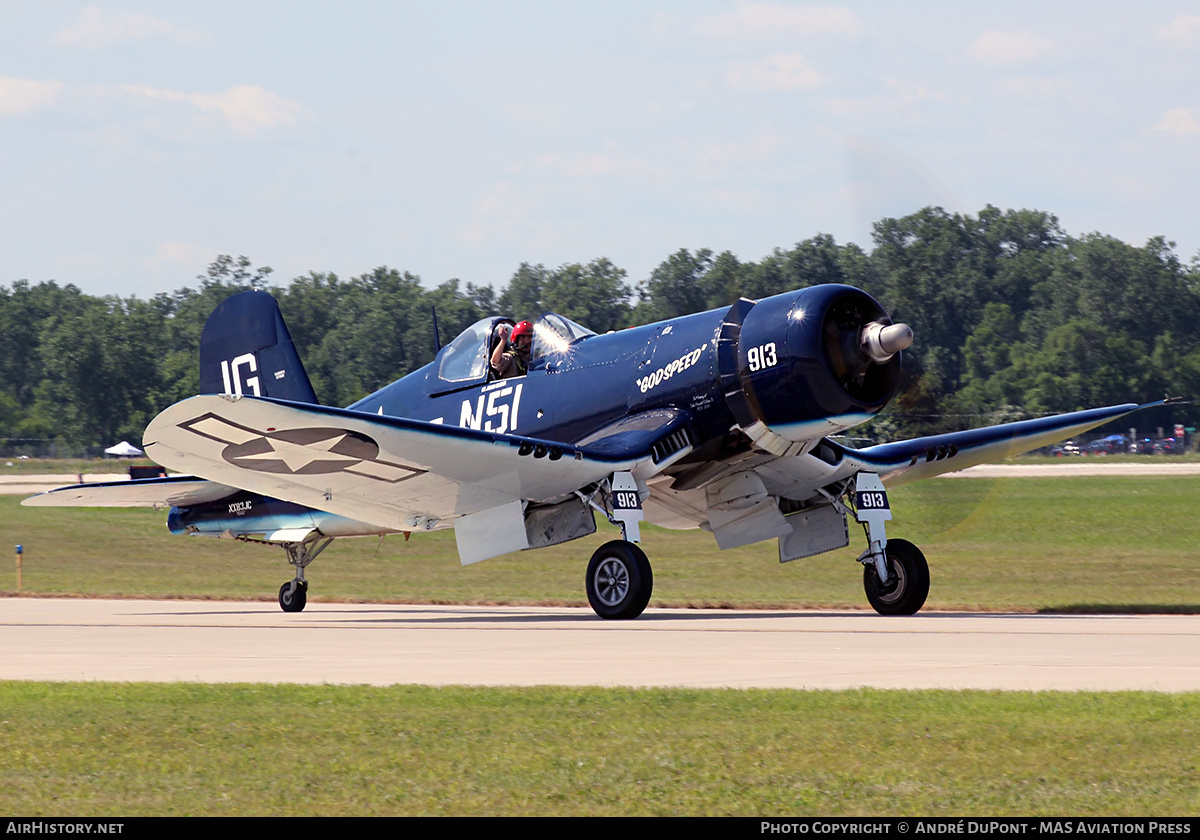 Aircraft Photo of N83JC / NX83JC | Vought FG-1D Corsair | USA - Navy | AirHistory.net #498269