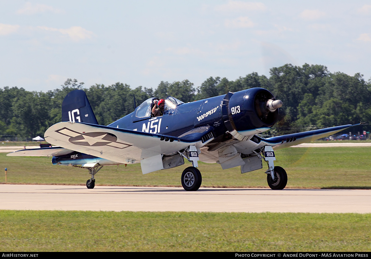 Aircraft Photo of N83JC / NX83JC | Goodyear FG-1D Corsair | USA - Navy | AirHistory.net #498269