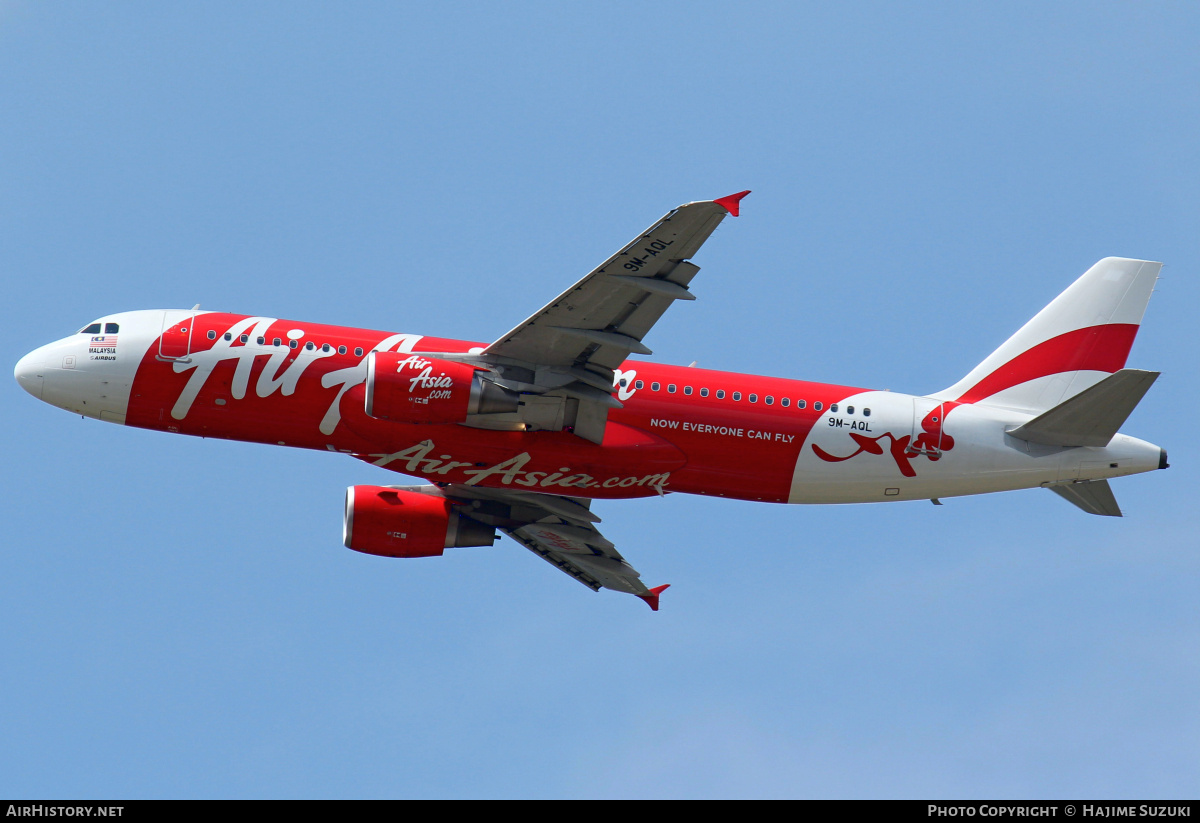 Aircraft Photo of 9M-AQL | Airbus A320-216 | AirAsia | AirHistory.net #498272