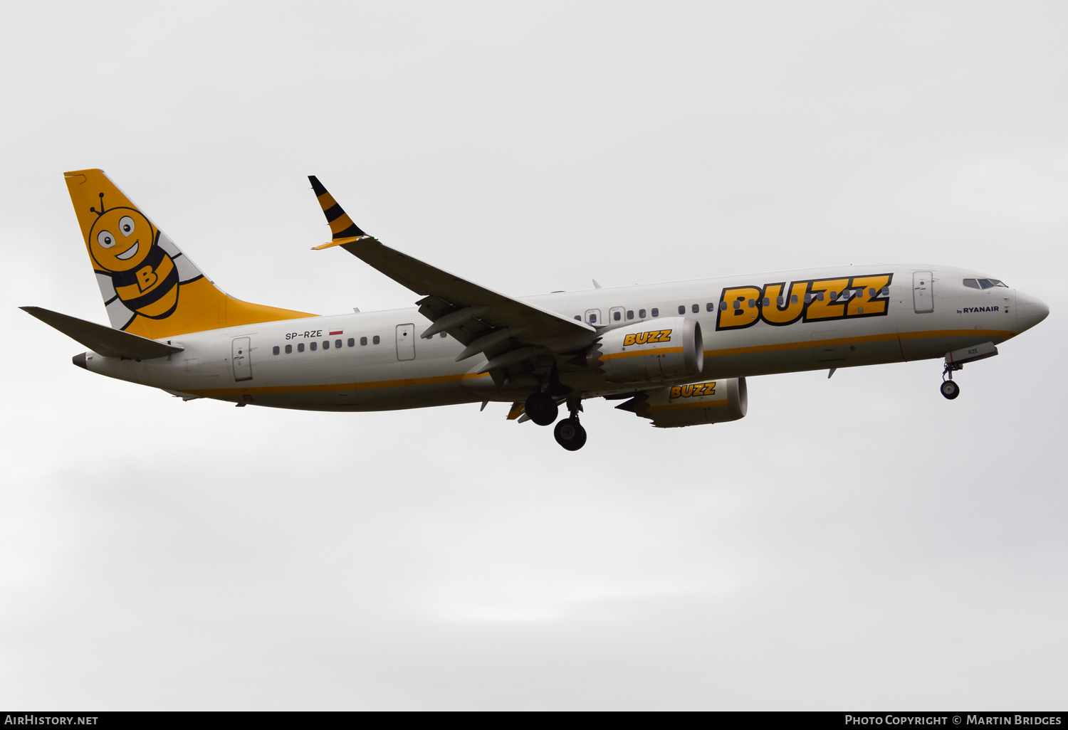 Aircraft Photo of SP-RZE | Boeing 737-8200 Max 200 | Buzz | AirHistory.net #498282