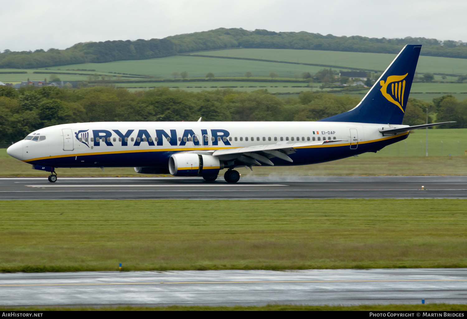 Aircraft Photo of EI-DAP | Boeing 737-8AS | Ryanair | AirHistory.net #498288