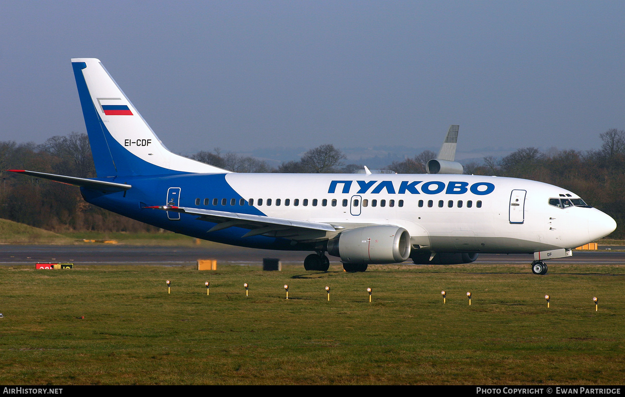 Aircraft Photo of EI-CDF | Boeing 737-548 | Pulkovo Airlines | AirHistory.net #498294