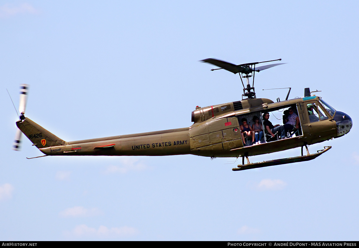 Aircraft Photo of N426HF | Bell UH-1... Iroquois | USA - Army | AirHistory.net #498300