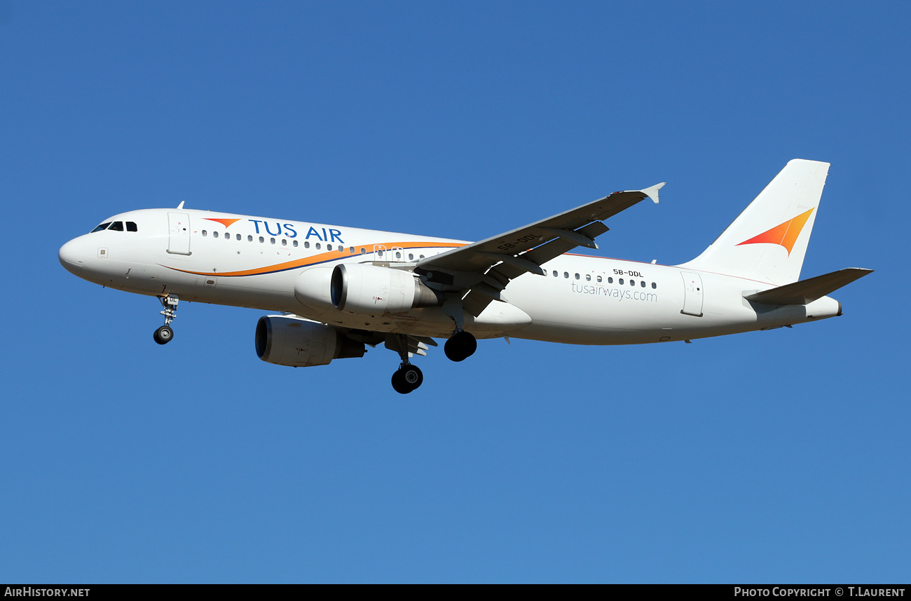 Aircraft Photo of 5B-DDL | Airbus A320-214 | Tus Airways | AirHistory.net #498319