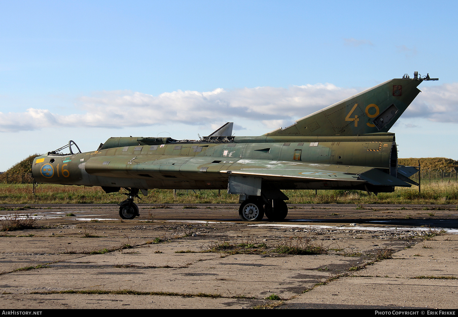 Aircraft Photo of 35420 | Saab J35F-1 Draken | Sweden - Air Force | AirHistory.net #498341