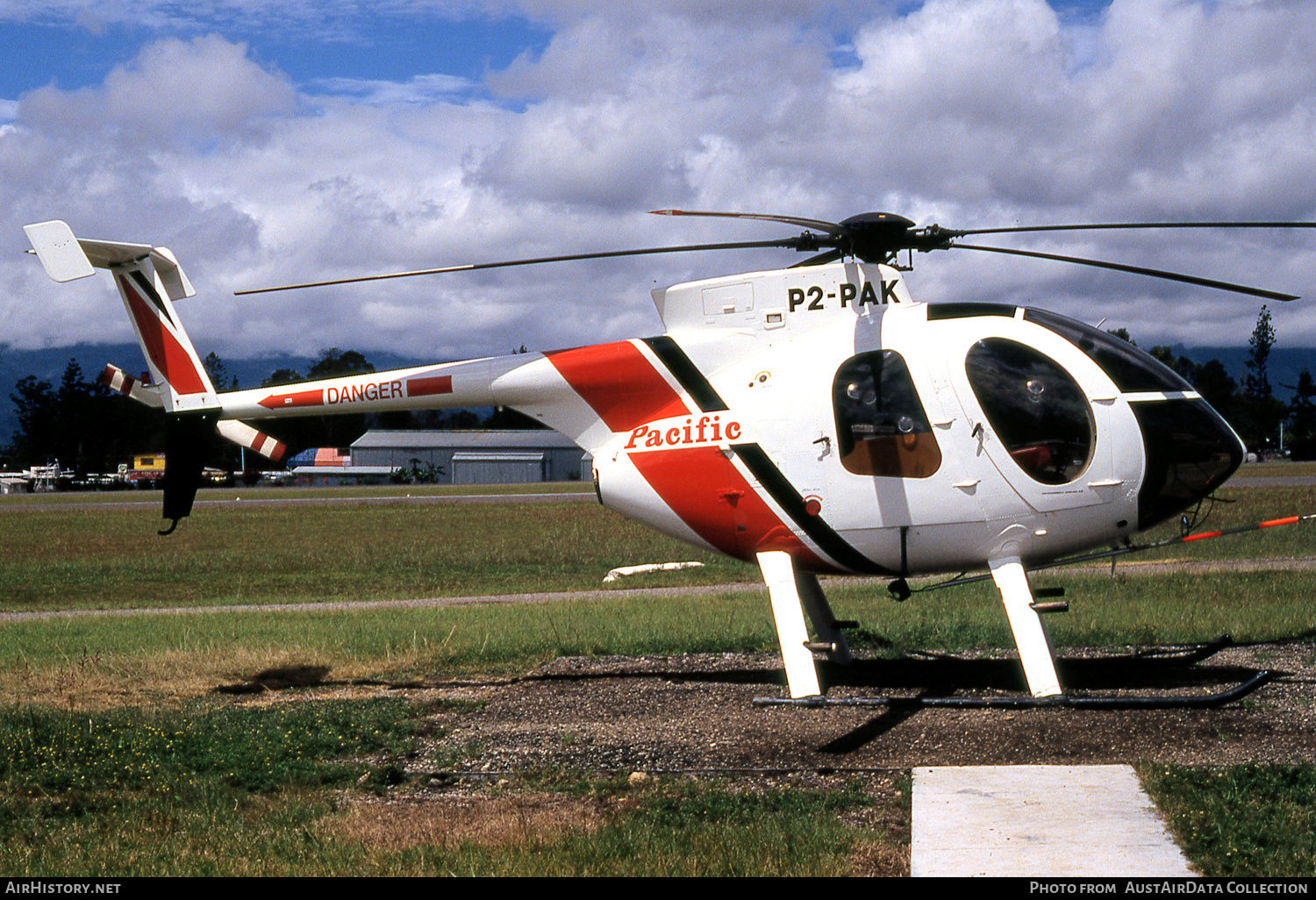 Aircraft Photo of P2-PAK | McDonnell Douglas MD-500E (369E) | Pacific Helicopters | AirHistory.net #498364