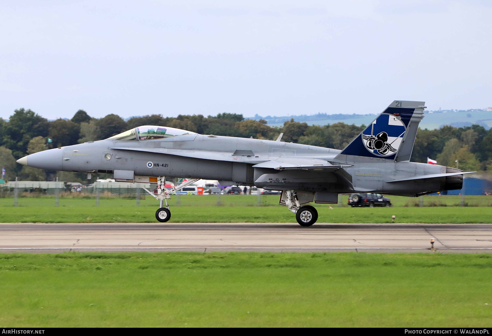 Aircraft Photo of HN-421 | McDonnell Douglas F/A-18C Hornet | Finland - Air Force | AirHistory.net #498405