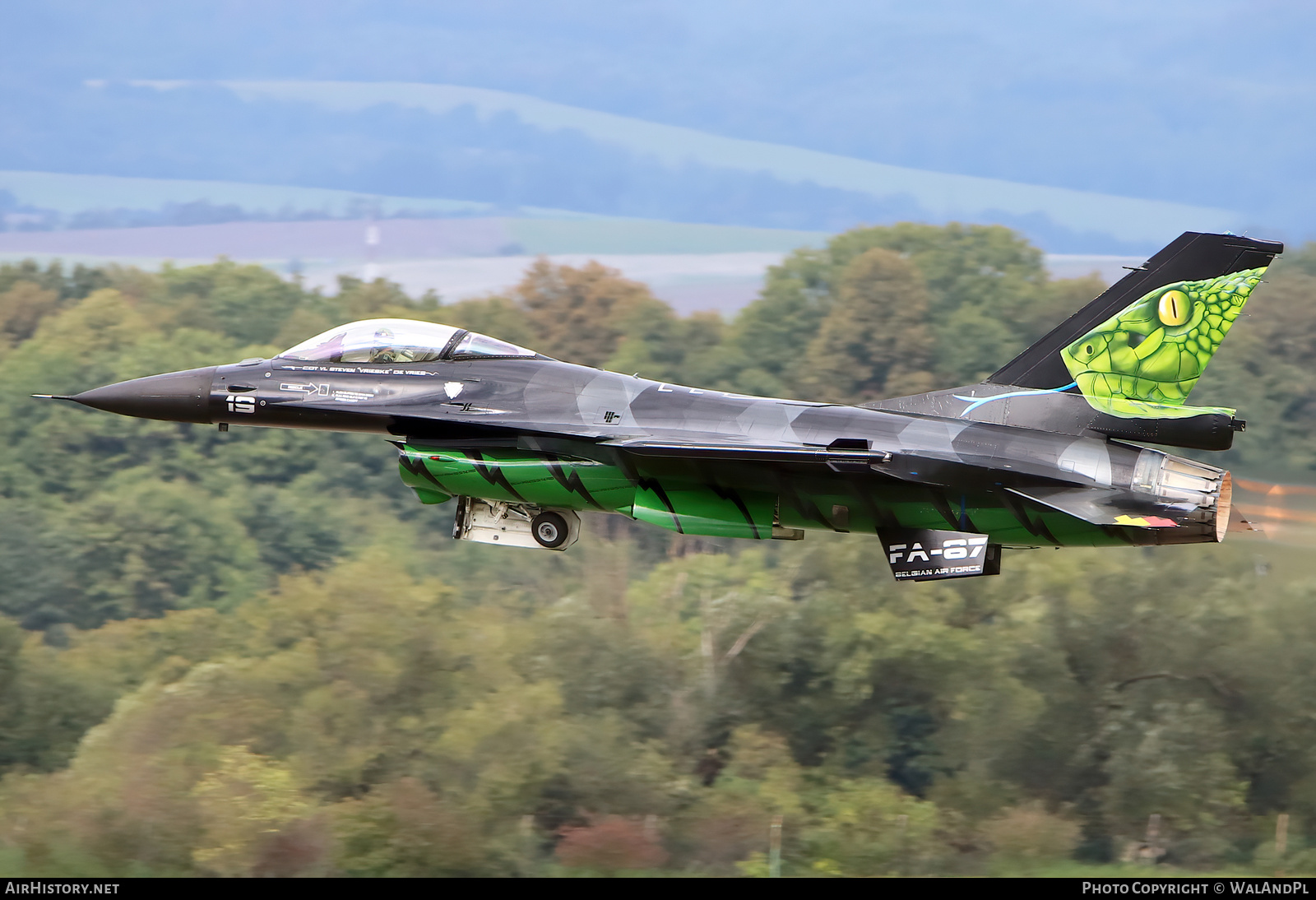 Aircraft Photo of FA-87 | General Dynamics F-16AM Fighting Falcon | Belgium - Air Force | AirHistory.net #498425
