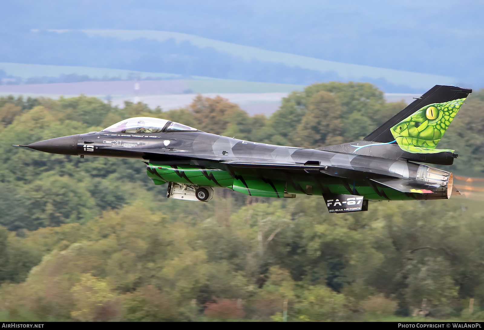 Aircraft Photo of FA-87 | General Dynamics F-16AM Fighting Falcon | Belgium - Air Force | AirHistory.net #498425