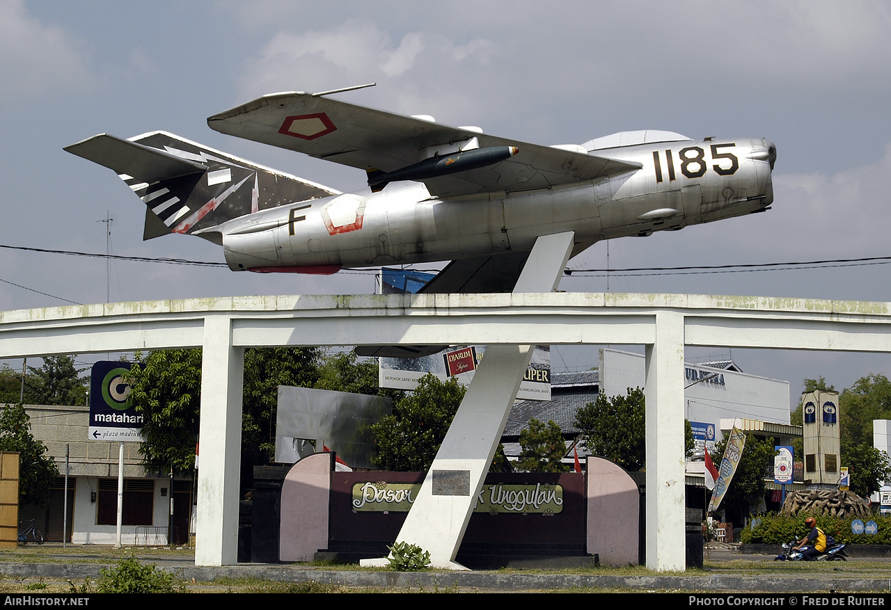 Aircraft Photo of F-1185 | Mikoyan-Gurevich MiG-17F | Indonesia - Air Force | AirHistory.net #498433