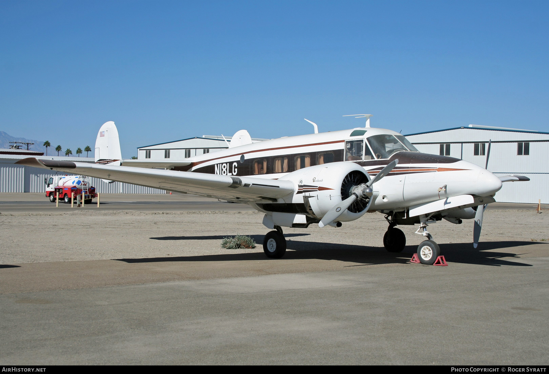 Aircraft Photo of N18LG | Beech E18S | AirHistory.net #498478