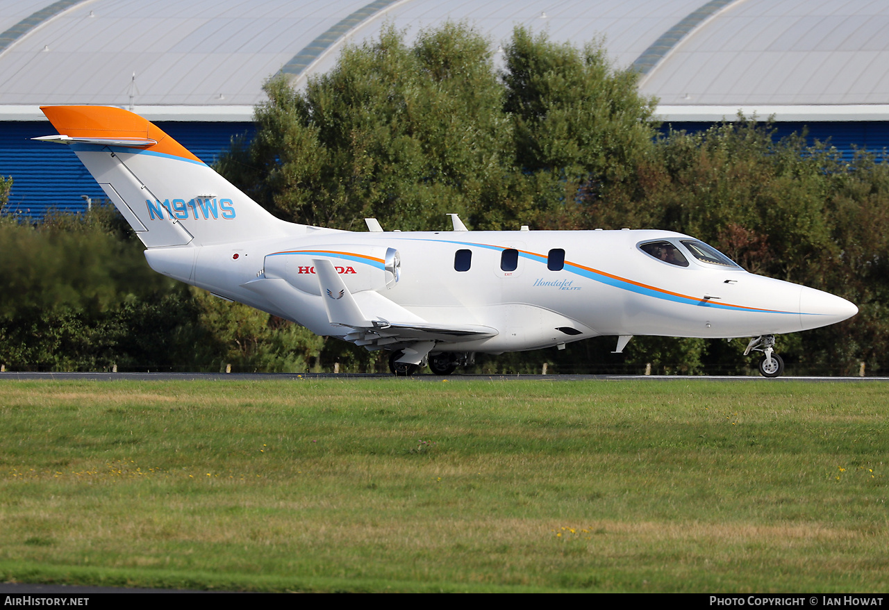 Aircraft Photo of N191WS | Honda HA-420 HondaJet Elite | AirHistory.net #498490