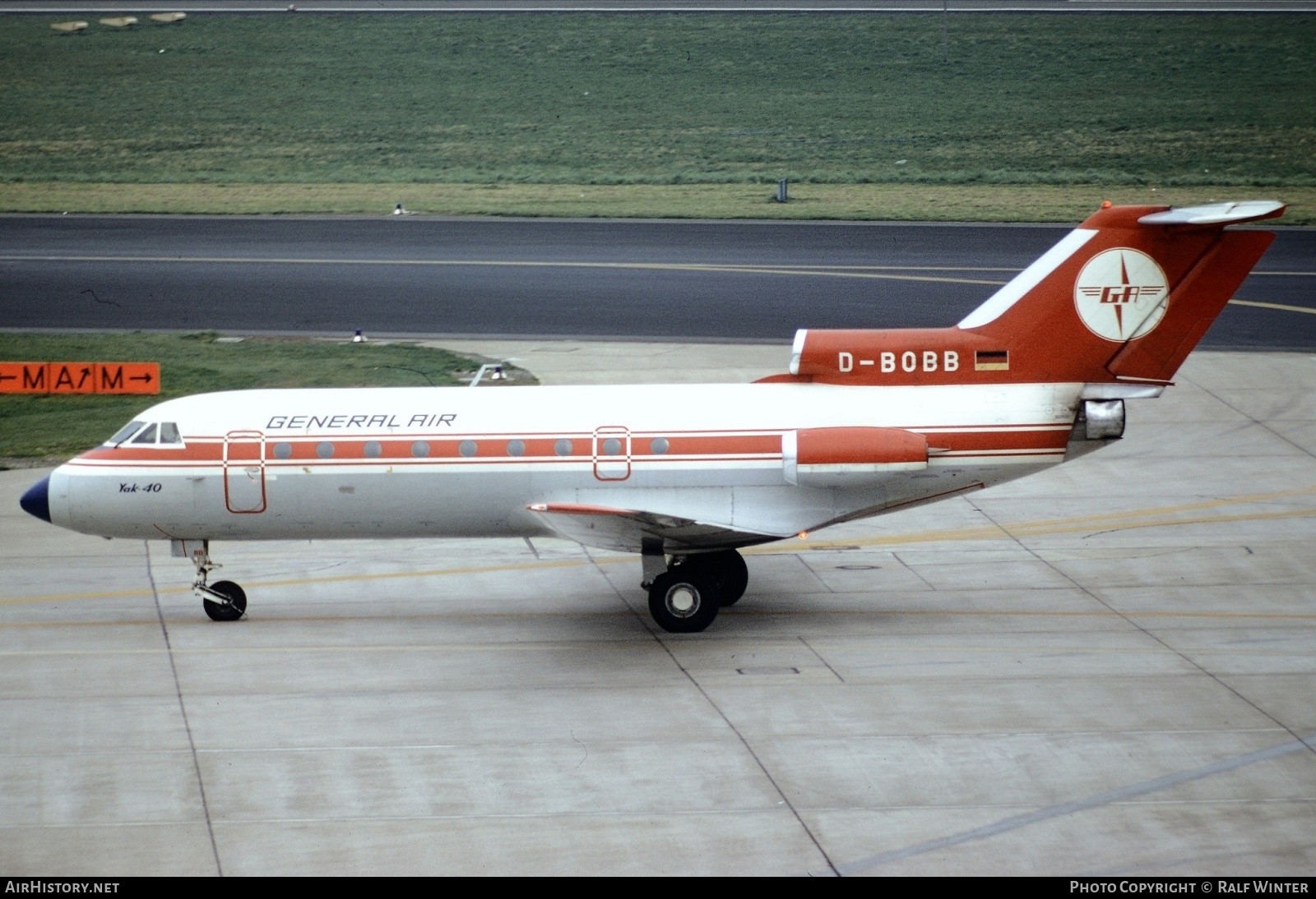 Aircraft Photo of D-BOBB | Yakovlev Yak-40FG | General Air | AirHistory.net #498530