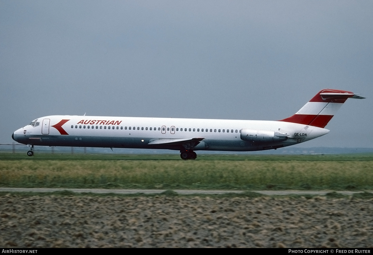 Aircraft Photo of OE-LDN | McDonnell Douglas DC-9-51 | Austrian Airlines | AirHistory.net #498538
