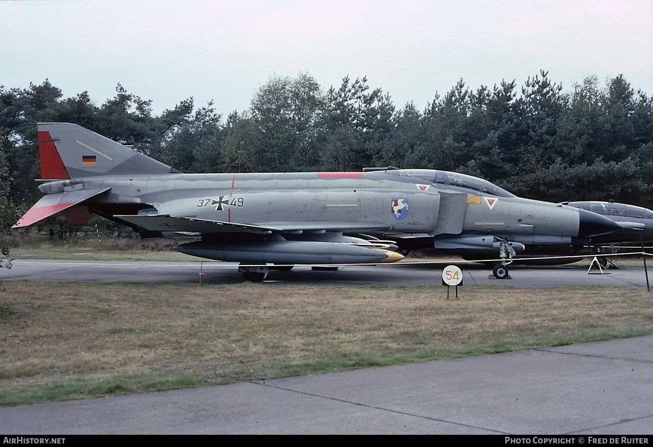 Aircraft Photo of 3749 | McDonnell Douglas F-4F Phantom II | Germany - Air Force | AirHistory.net #498543