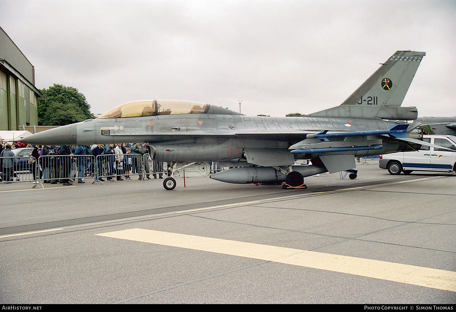 Aircraft Photo of J-211 | General Dynamics F-16BM Fighting Falcon | Netherlands - Air Force | AirHistory.net #498551
