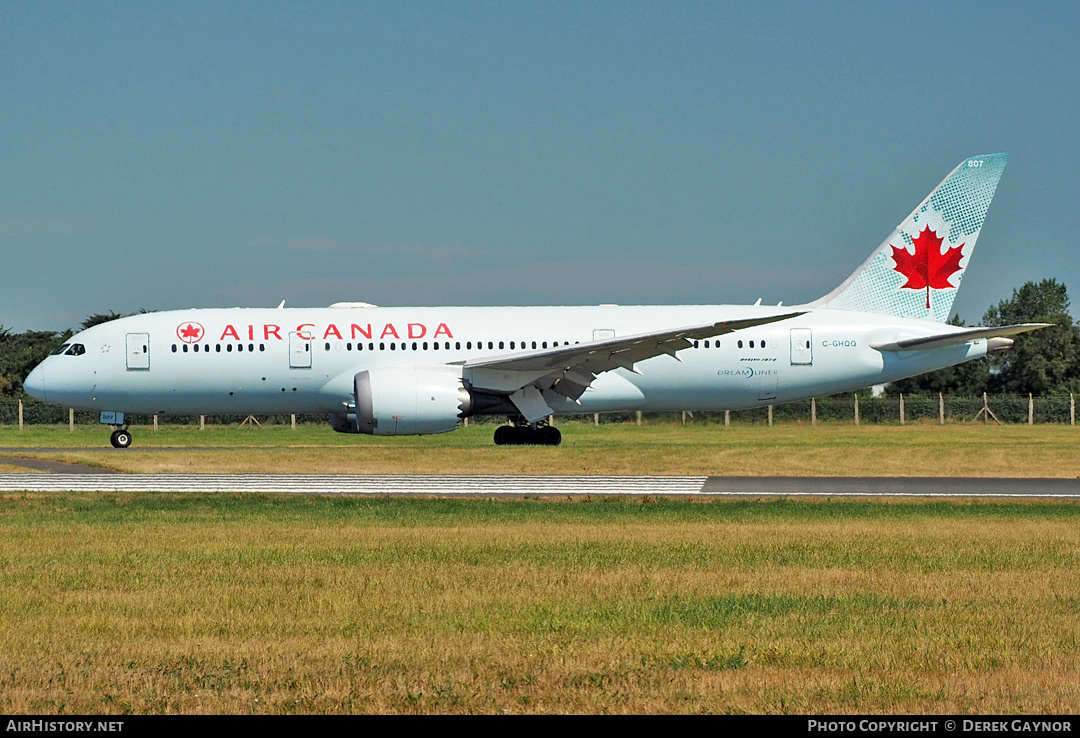 Aircraft Photo of C-GHQQ | Boeing 787-8 Dreamliner | Air Canada | AirHistory.net #498569