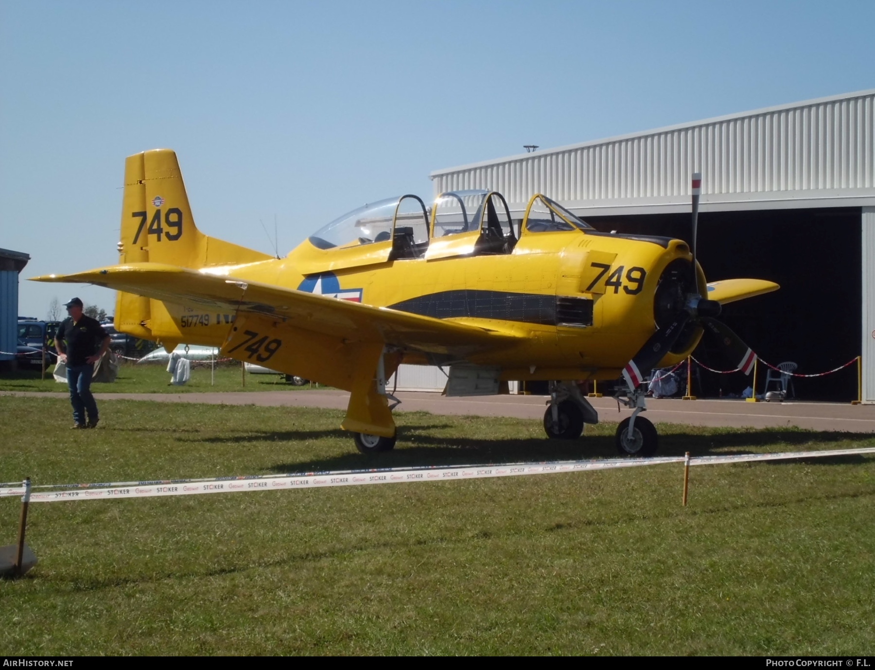 Aircraft Photo of F-AZHR / 517749 | North American T-28A Fennec | USA - Navy | AirHistory.net #498576