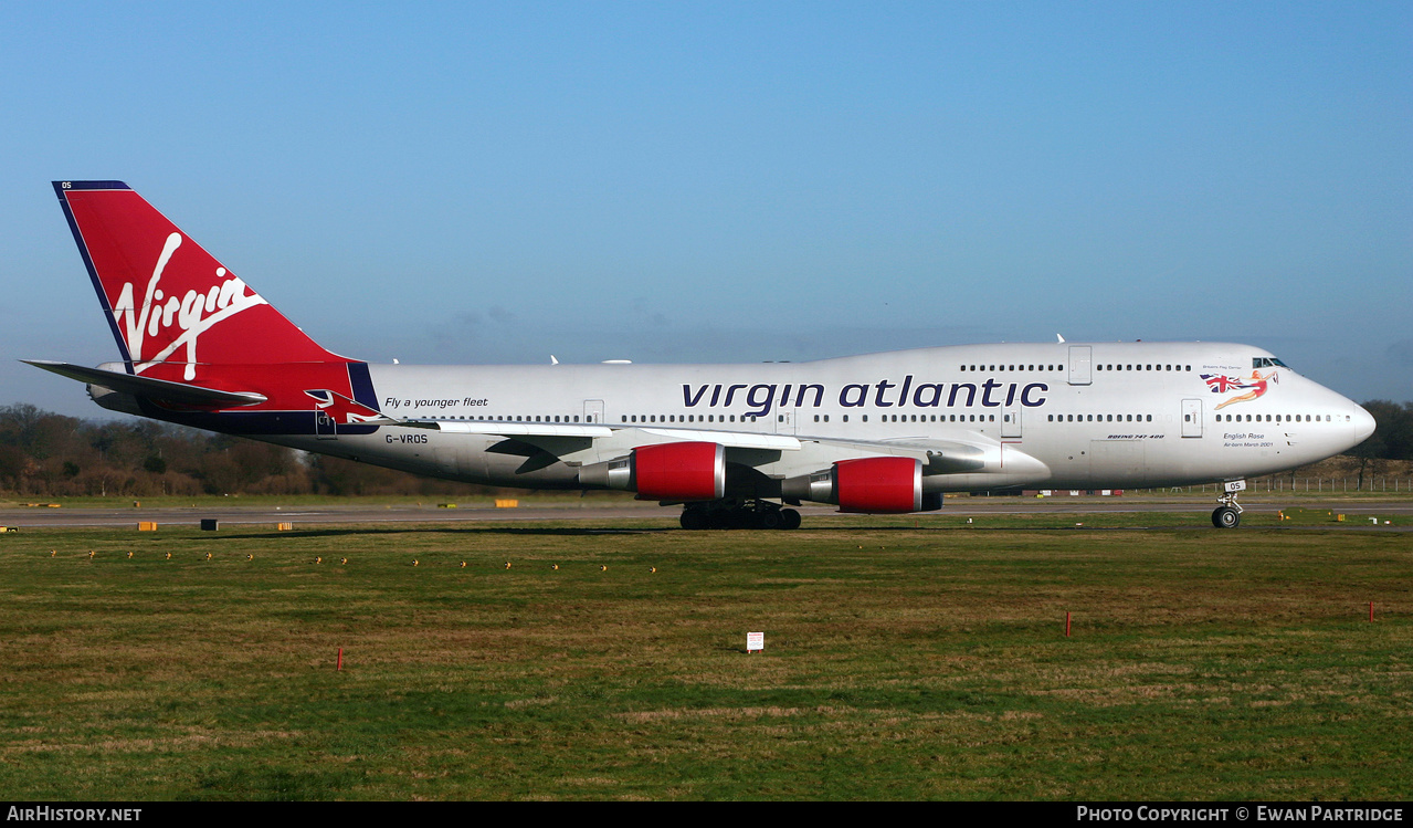 Aircraft Photo of G-VROS | Boeing 747-443 | Virgin Atlantic Airways | AirHistory.net #498614