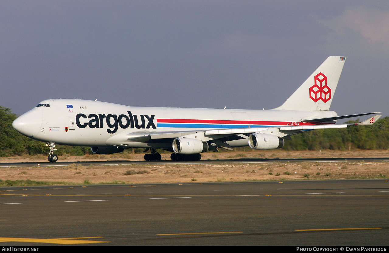 Aircraft Photo of LX-TCV | Boeing 747-4R7F/SCD | Cargolux | AirHistory.net #498617