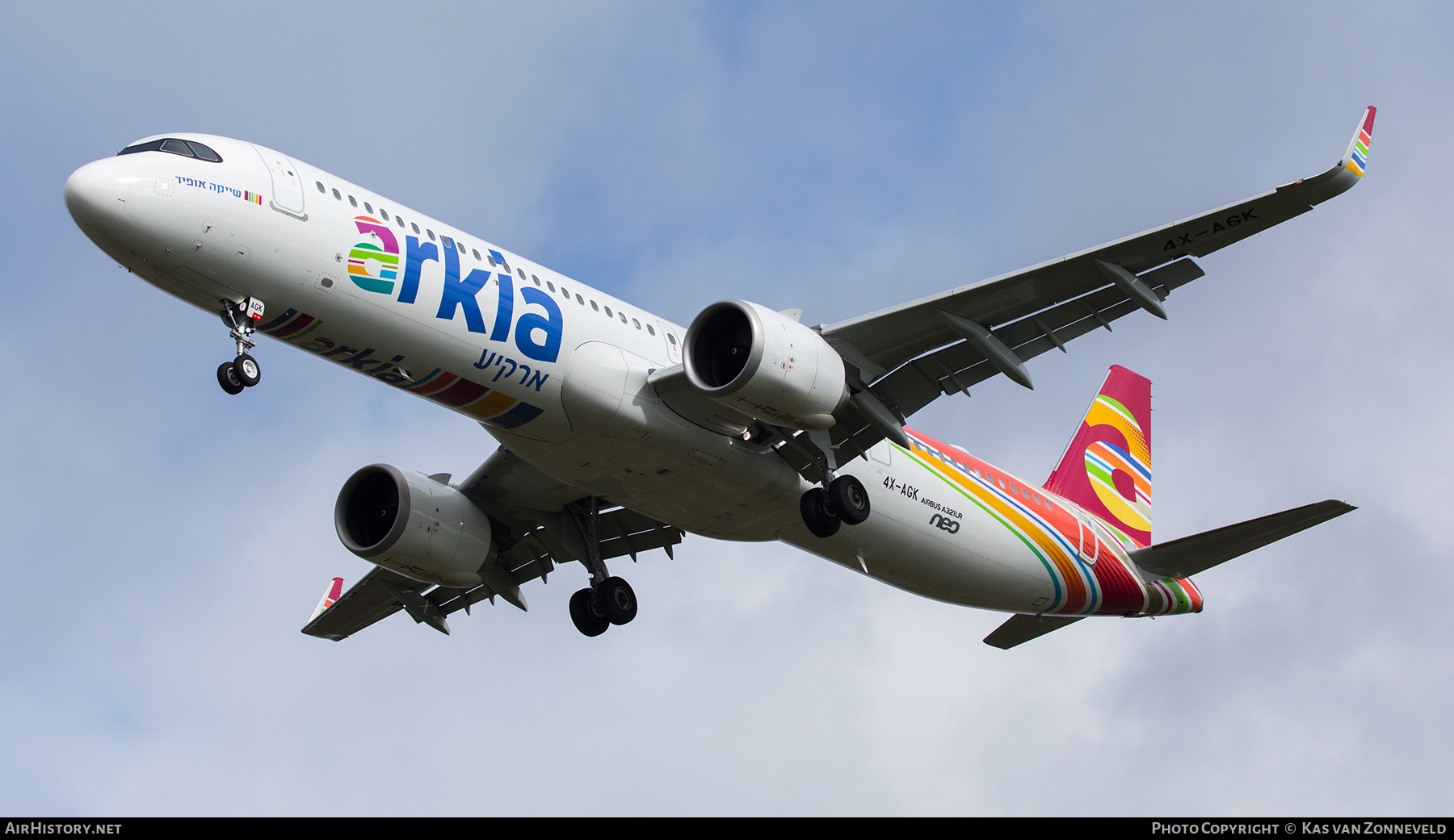 Aircraft Photo of 4X-AGK | Airbus A321-251NX | Arkia Israeli Airlines | AirHistory.net #498639