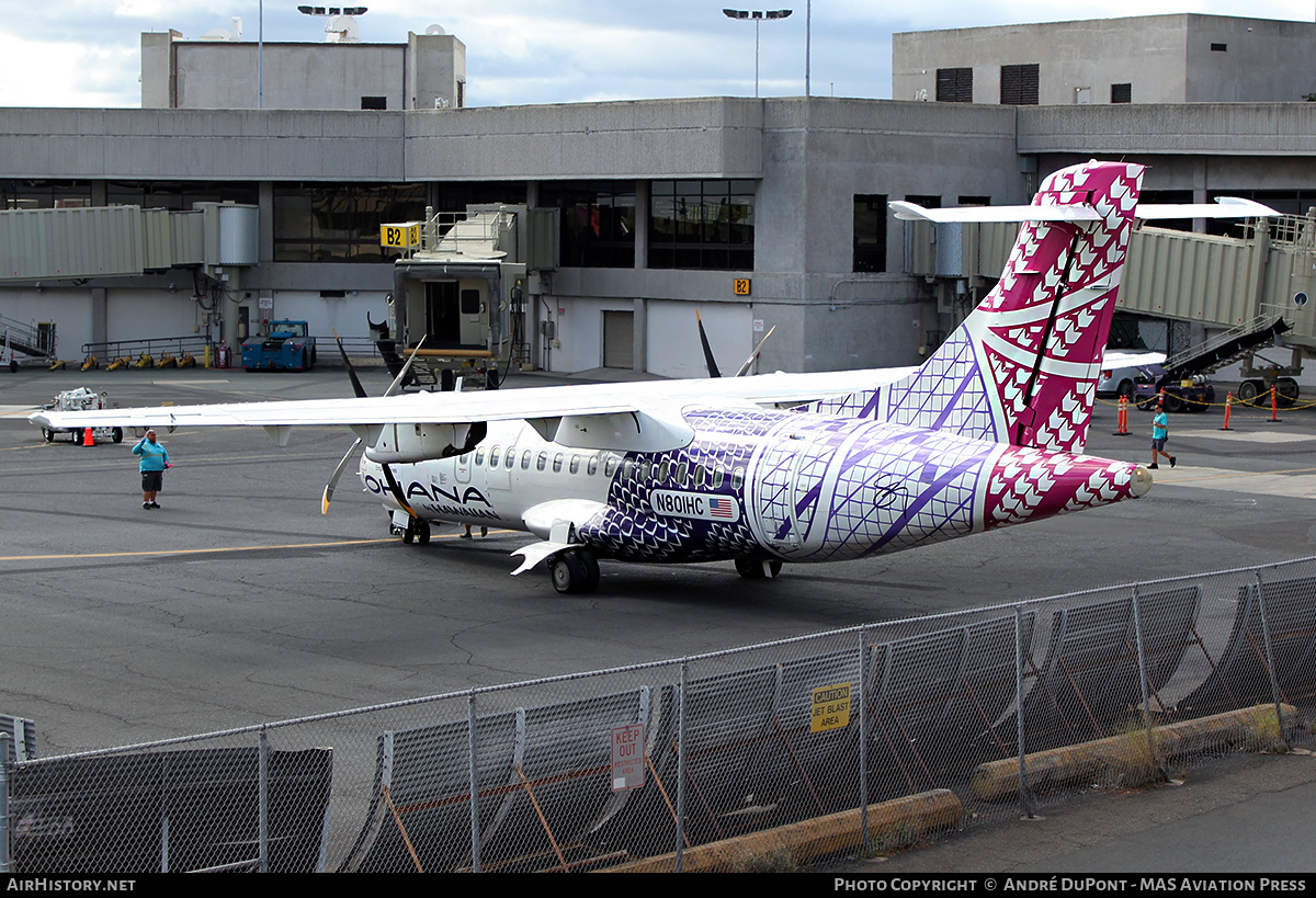 Aircraft Photo of N801HC | ATR ATR-42-500 | 'Ohana by Hawaiian | AirHistory.net #498643