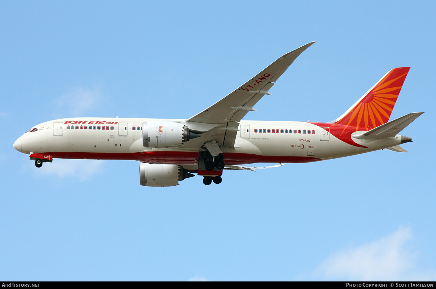 Aircraft Photo of VT-ANQ | Boeing 787-8 Dreamliner | Air India | AirHistory.net #498682