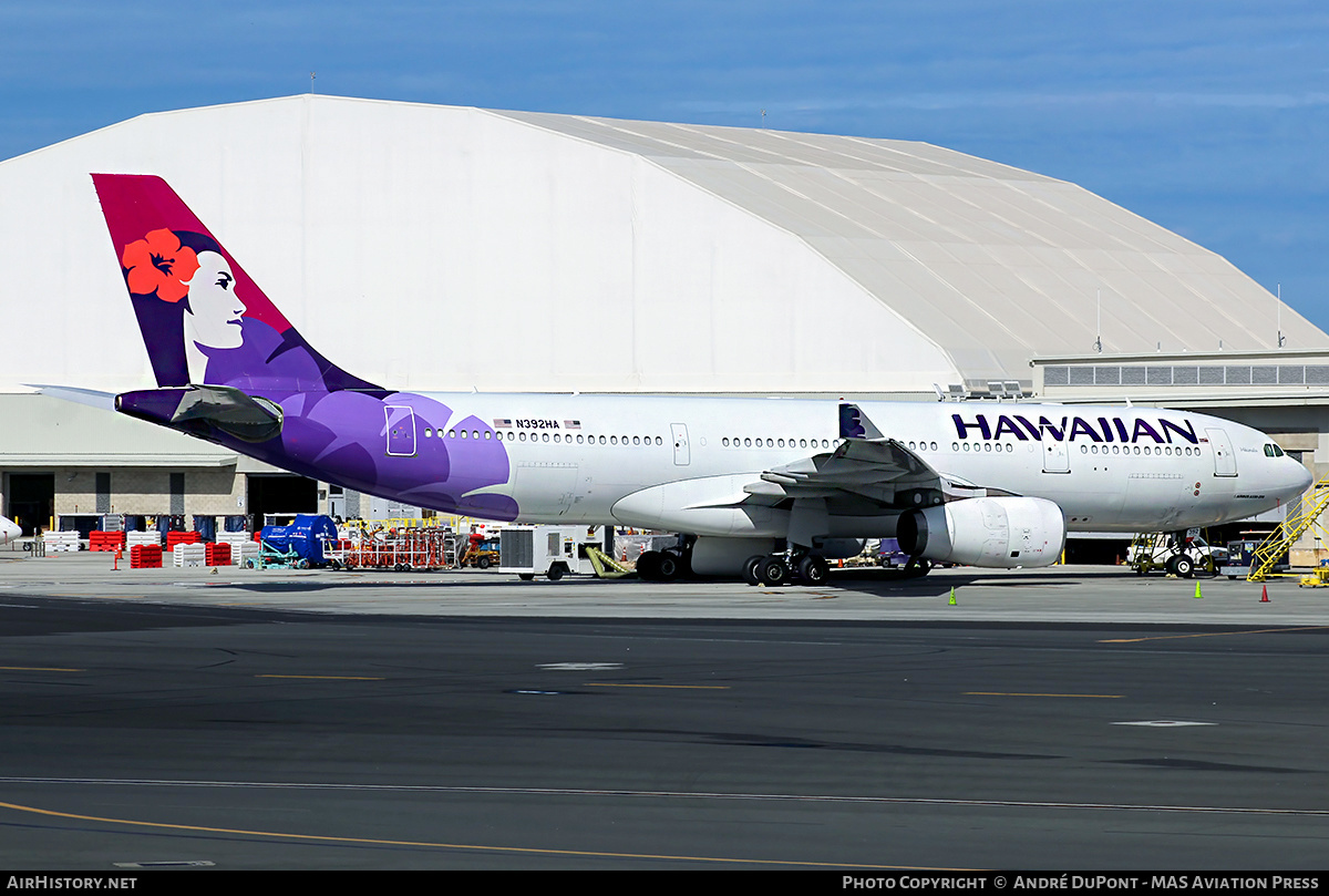 Aircraft Photo of N392HA | Airbus A330-243 | Hawaiian Airlines | AirHistory.net #498696