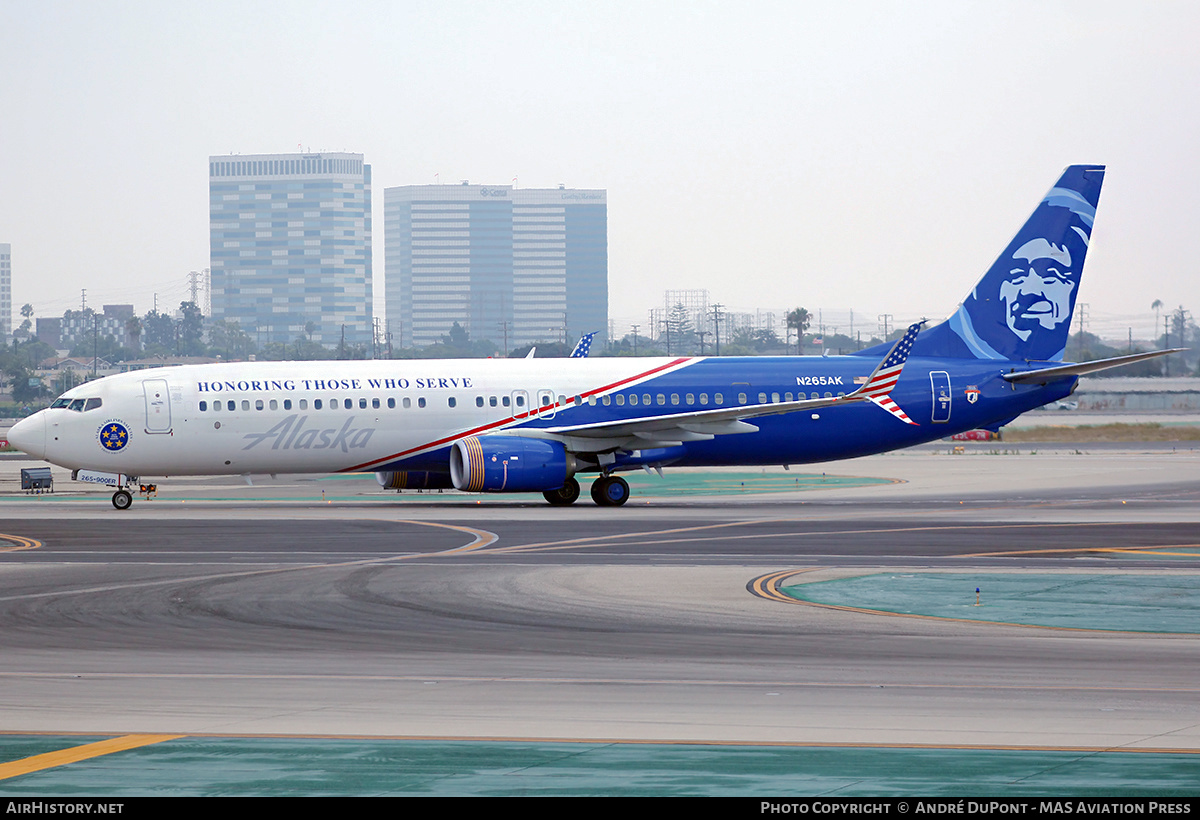 Aircraft Photo of N265AK | Boeing 737-900/ER | Alaska Airlines | AirHistory.net #498710