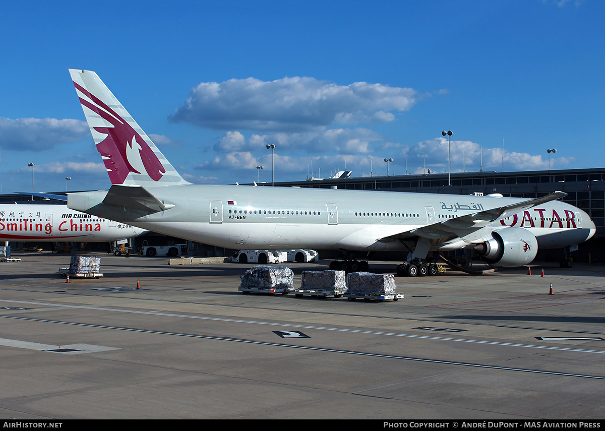 Aircraft Photo of A7-BEN | Boeing 777-300/ER | Qatar Airways | AirHistory.net #498716