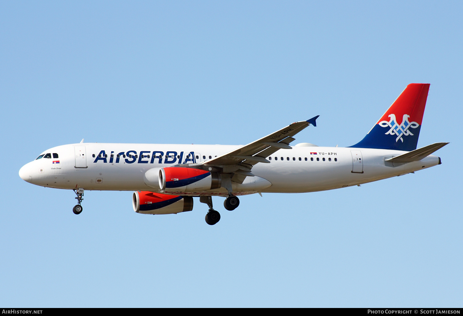 Aircraft Photo of YU-APH | Airbus A320-232 | Air Serbia | AirHistory.net #498724