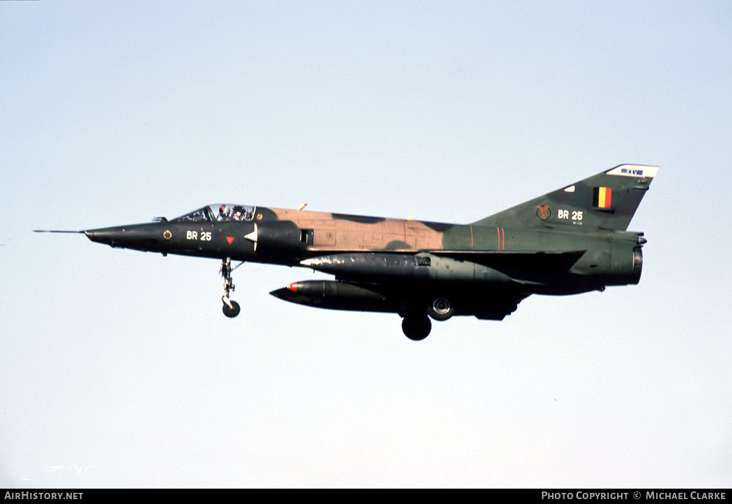 Aircraft Photo of BR 25 | Dassault Mirage 5BR | Belgium - Air Force | AirHistory.net #498726