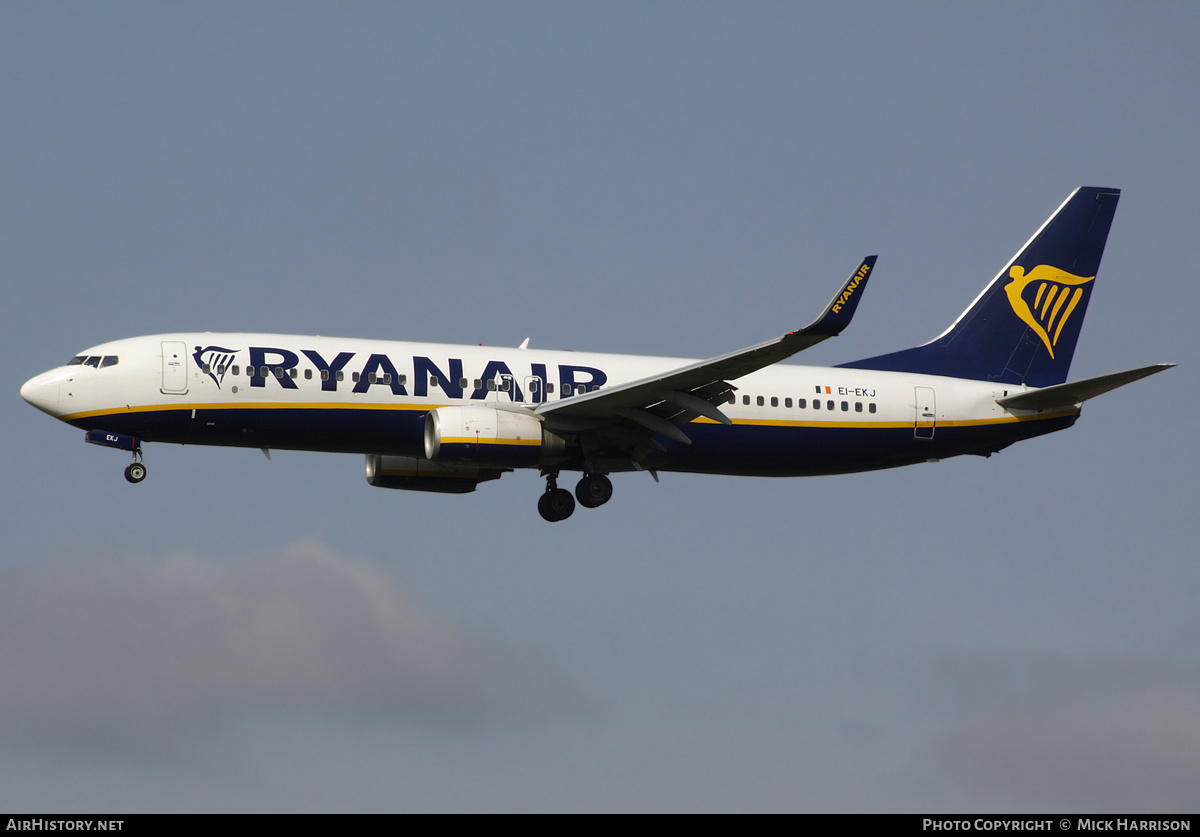 Aircraft Photo of EI-EKJ | Boeing 737-8AS | Ryanair | AirHistory.net #498727