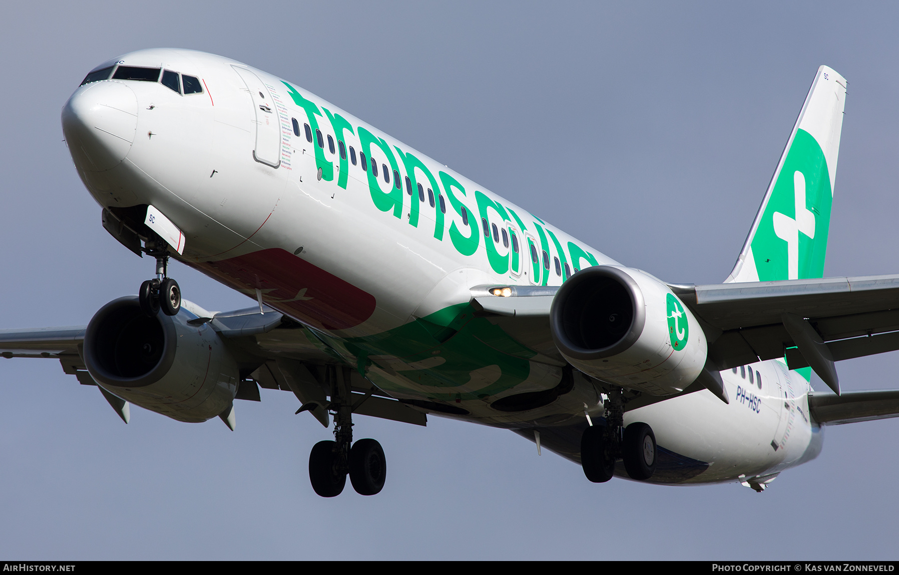 Aircraft Photo of PH-HSC | Boeing 737-8K2 | Transavia | AirHistory.net #498741