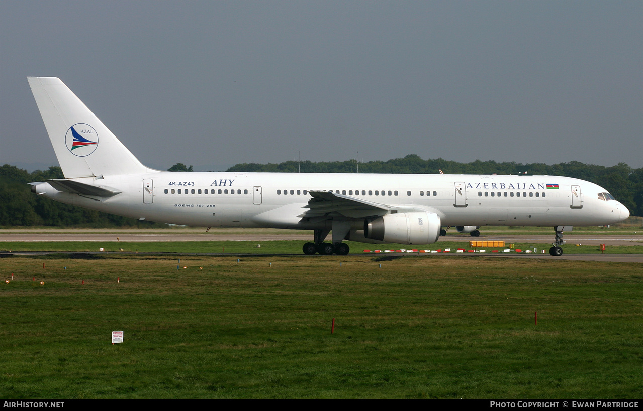 Aircraft Photo of 4K-AZ43 | Boeing 757-2M6 | Azerbaijan Airlines - AZAL - AHY | AirHistory.net #498749