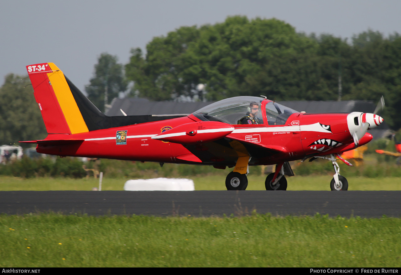 Aircraft Photo of ST-34 | SIAI-Marchetti SF-260MB | Belgium - Air Force | AirHistory.net #498753