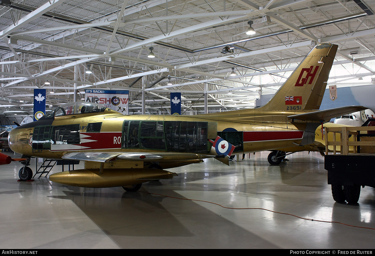 Aircraft Photo of 23651 | Canadair CL-13B Sabre 6 | Canada - Air Force | AirHistory.net #498756