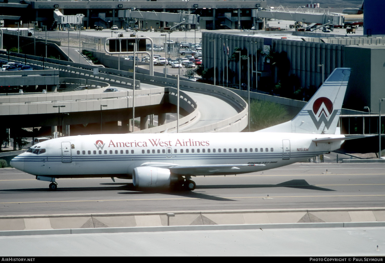Aircraft Photo of N151AW | Boeing 737-3G7 | America West Airlines | AirHistory.net #498763