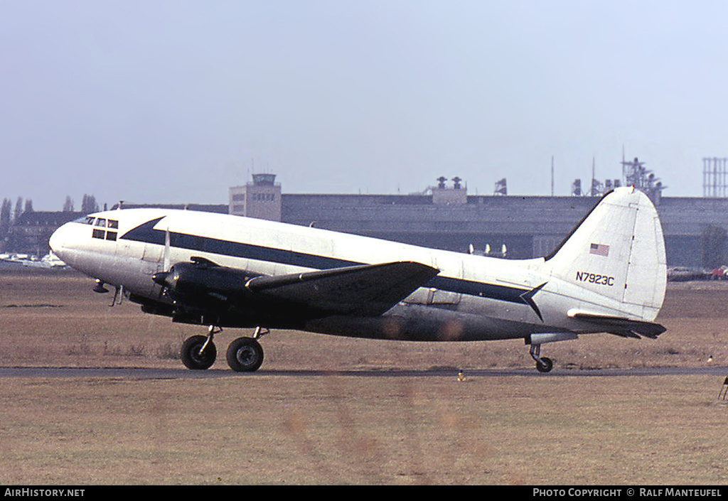 Aircraft Photo of N7923C | Curtiss C-46F Commando | Capitol Airways | AirHistory.net #498772